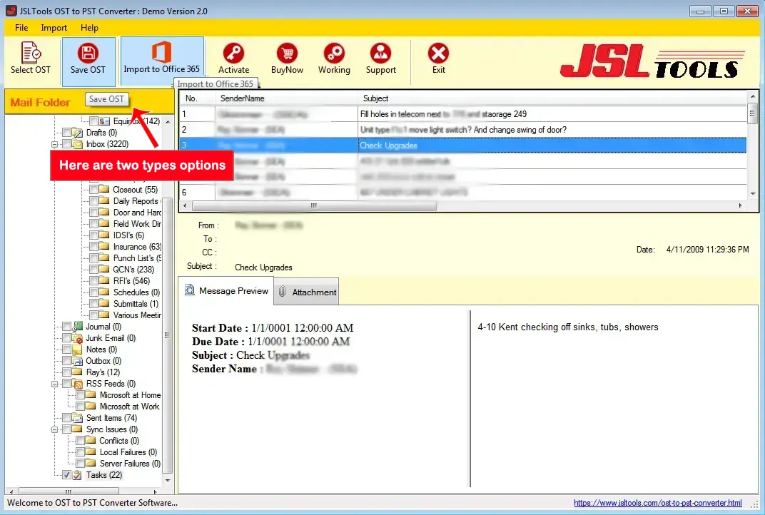 corrupt ost recovery ost to pst file recovery