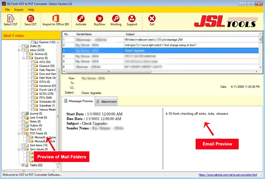 corrupt ost recovery ost to pst file recovery