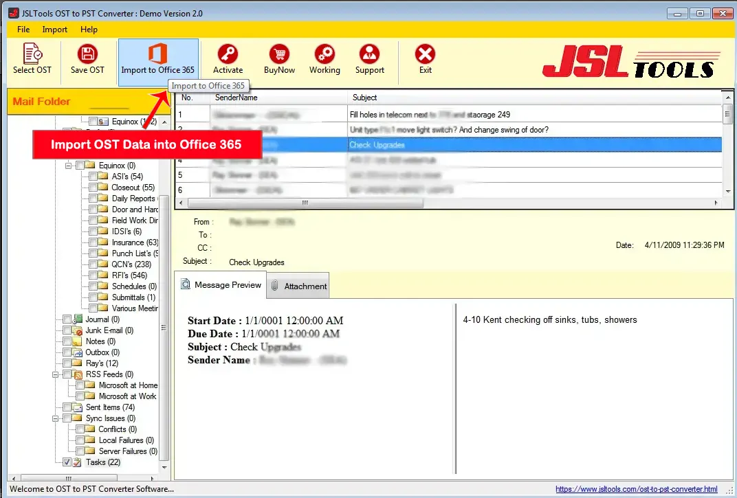 corrupt ost recovery ost to pst file recovery